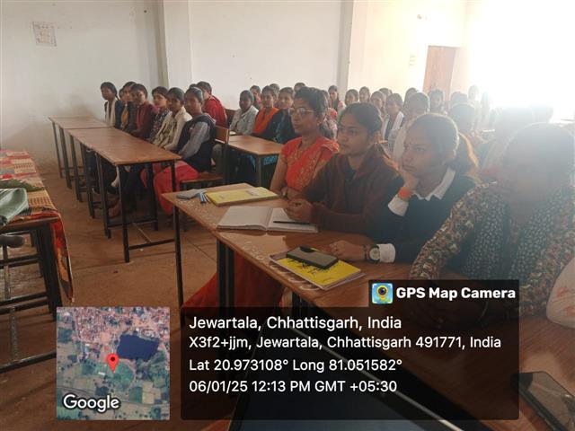 महिला स्वास्थ्य एवं स्वच्छता पर व्याख्यान आयोजित किया गया
