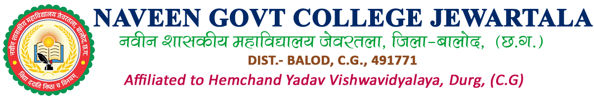 Naveen Govt College Jewartala Balod, Pin Code :- 491771